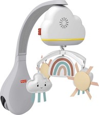 Fisher-Price HBP40 - Regenbogen-Mobile für Babybett, Tisch-Spieluhr und für Baby