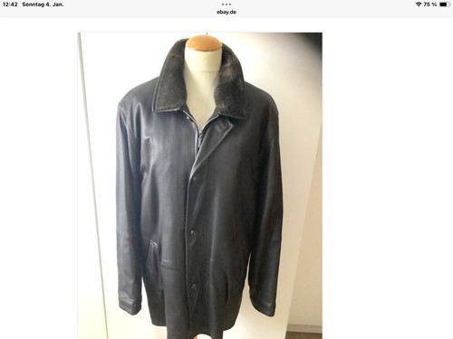 Bugatti hirschlederjacke - hirschlederjacke, gr