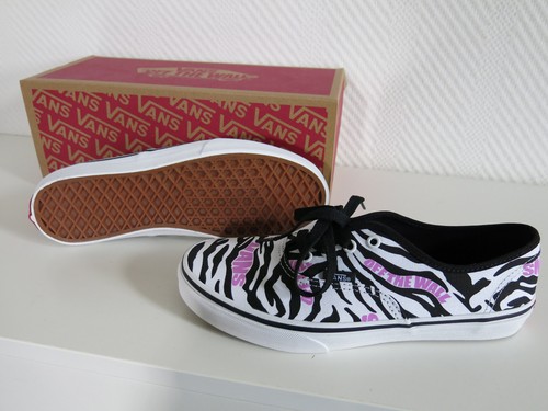 Vans authentic zebra daze - vans,