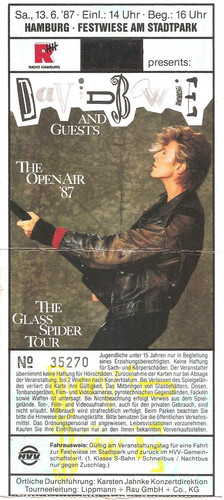 David bowie glass spider tour - ,