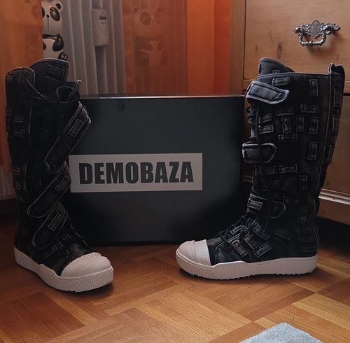 Demobaza damen bikerstiefel - demobaza,