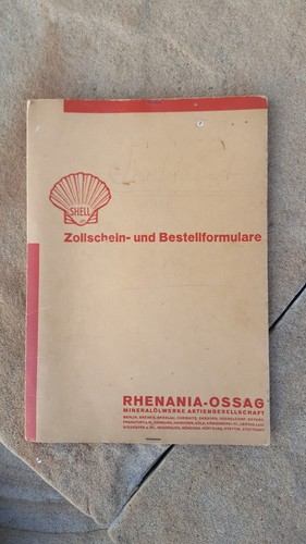 Alte shell mappe tankstelle - alte,