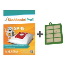 10  Staubsaugerbeutel, HEPA