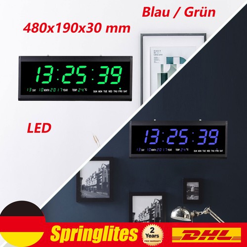 Led digital wanduhr - led,