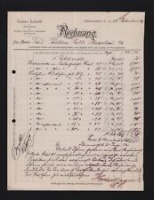 SEIFHENNERSDORF, Rechnung 1909, Gustav Eckhardt Kleidung Unterröcke-Fabrikation