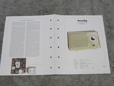 Schaltplan für Röhrenradio Radio Grundig Musikgerät 50 von 1958 Rundfunkmuseum
