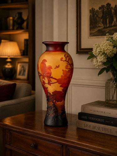 Vase gallé stil aus cameo - gallé,