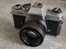 Yashica FR, Chrom + Yashica Lens ML 50mm 1:1,7, schöner Zustand