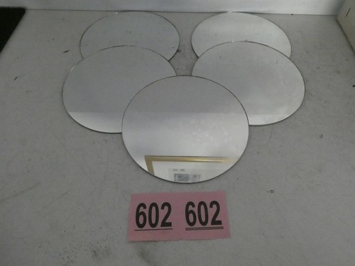 Stück spiegelglas plan rund - 5,