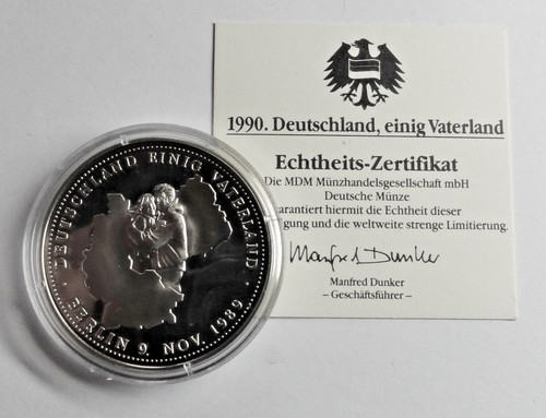 Medaille berlin november - berlin, 9.
