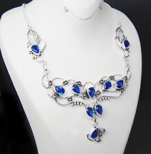 Damenanhänger Edelstein Iollite bezaubernde Anhänger Sterling Silber 925  