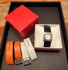 Alfex Damen Uhr Swiss Made Leder Wechselarmband