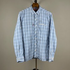 Simms Herren blau kariertes