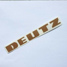 Aufkleber * Deutz * gold *