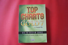 Hage Top Charts Gold Band 7 (mit 2 CDs) .Songbook Notenbuch .Piano Vocal Guitar