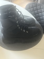 H&m Boots Schwarz Gr.38 Damen