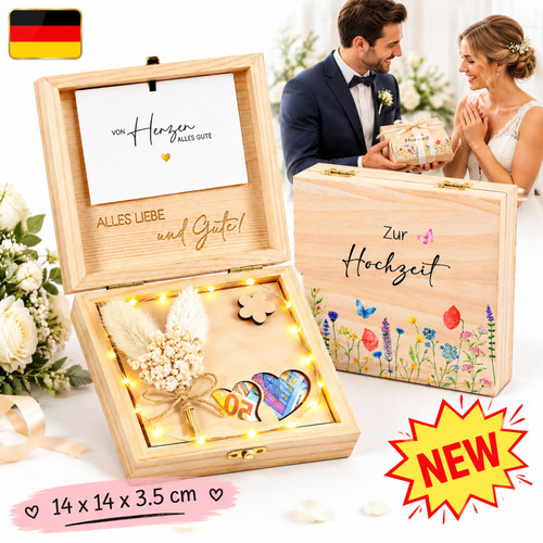 Hochzeit geschenkbox holz - geschenkbox,