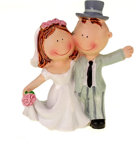 Hochzeitspaar figur tischdeko - hochzeitspaar,
