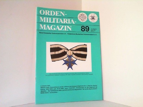 Orden militaria magazin - militaria-magazin., heft