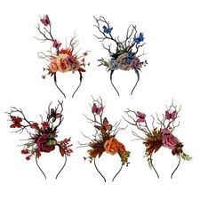 Unique Twig Headband Gothic Butterfly Headwear Branch Carnivals Party Toy