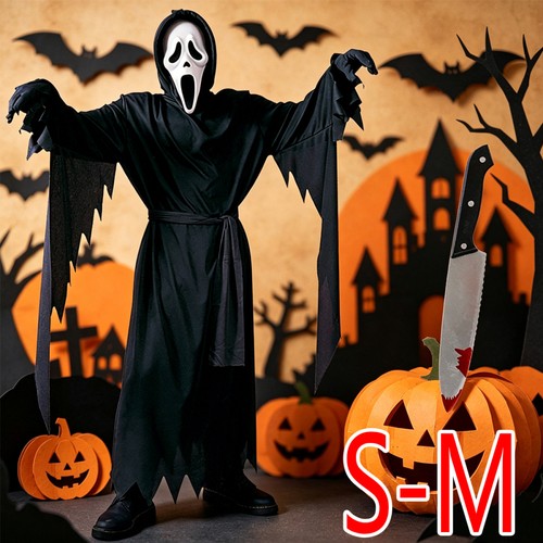 Scream kostüm maske - kostüm, deluxe