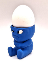 Grumpy Eierbecher für Hühnereier blau 3D Druck Egg Cup Lustig Grummelig