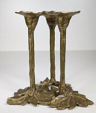   Eleganter 3-flammiger Kerzenleuchter im Jugendstil, deutsch, 20. Jh. #BA516