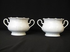 2 Suppentassen / Terrinen, mit 2 Henkeln, ROYAL TETTAU  Anette Porzellan