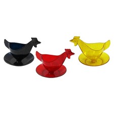 3er Set Eierbecher "Huhn" mit