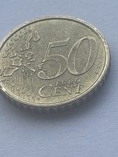 außergewöhnliche 50 Euro Cent Münze Italien 2002