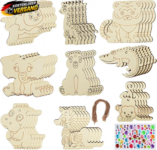 Holz tiere zum bemalen - holz,
