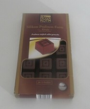 MOSER ROTH Silikon-Pralinen-Form Würfel 15 Pralinen 100% Platin-Silikon In OVP