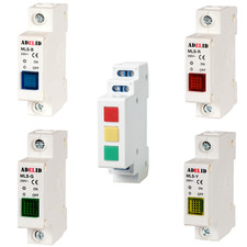 Leuchtmelder Signalleuchte Signallampe 1,3 Phasen Kontrol LED für DIN Hutschiene