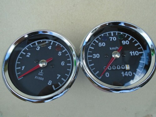 Tacho drehzahlmesser chrom - tacho,
