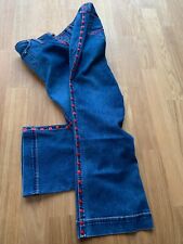 Marc Ecko Red Damenjeans eckored unladen.co Jeans 3/4 Rote Nieten Stretch 7 hip
