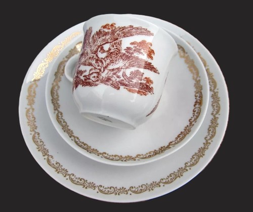 Kaffee gedeck porzellan 3tlg - kaffee,