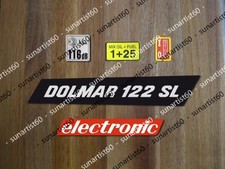 DOLMAR 122 SL Aufkleber-Set für Motorsäge, Chainsaw decals kit
