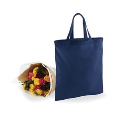 Baumwolltasche Stoffbeutel Baumwollbeutel - kurze Henkel unbedruckt