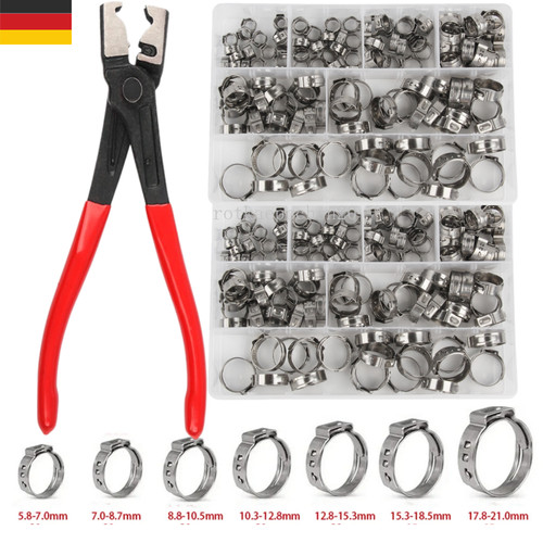 280 tlg ohr schlauchschellen - ohr,