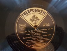 2 Schellackplatten Telefunken u Elektrola