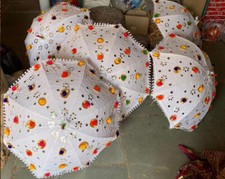 5 Stück Indisch Weiß Deko