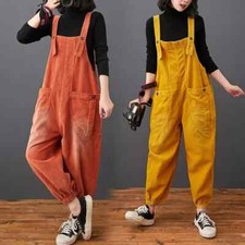 Damen Kord Latzhose Laterne