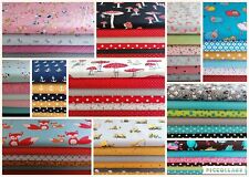 Stoffpaket Patchwork 6 Stoffe Stoffreste 100% Baumwolle 25 x 35 cm  Öko Tex 100 