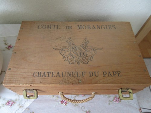Weinkiste chateauneuf pape - weinkiste,