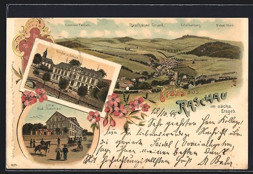 Lithographie raschau - lithographie, im
