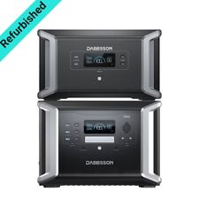 Dabbsson Tragbare Powerstation 4300Wh Solargenerator 2400W Refurbished Camping