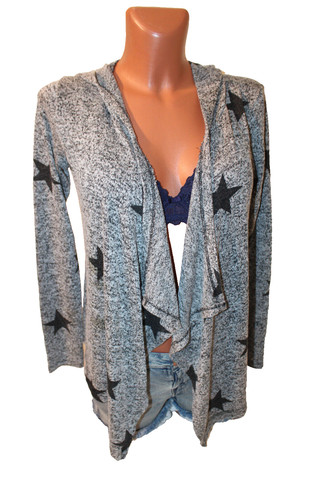 Strickjacke jacke grau - strickjacke, xs