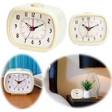 Nostalgie Retro Wecker Creme