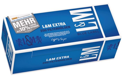 Blue label extra hülsen - label,