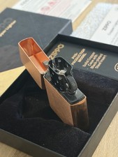 Seltenes ZIPPO Pre-Production Solid Copper – Kupfer, unbenutzt, Sammlerstück
